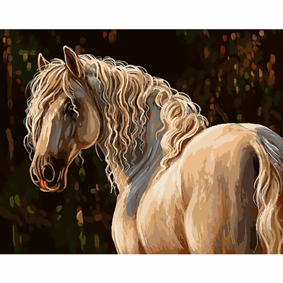 Набор для раскрашивания Paintboy GX9901 «Белая лошадь» в интернет-магазине Швейпрофи.рф