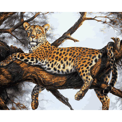 Набор для раскрашивания Белоснежка AB170 «Леопард на отдыхе» в интернет-магазине Швейпрофи.рф
