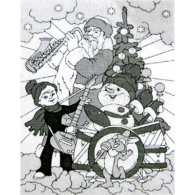 Набор для рисования песком П0000154 «С Новым годом» 21*30 см в интернет-магазине Швейпрофи.рф