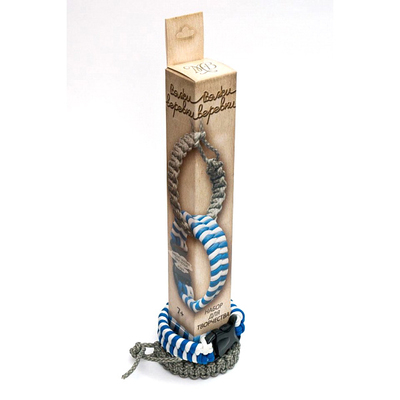 Набор для творчества Вяжи веревки арт.577 Змейка сине-белая 28*4*4 см в интернет-магазине Швейпрофи.рф