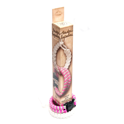 Набор для творчества Вяжи веревки арт.591 Змейка пепельно-розовая 28*4*4 см в интернет-магазине Швейпрофи.рф