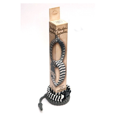 Набор для творчества Вяжи веревки арт.607 Змейка черно-белая 28*4*4 см в интернет-магазине Швейпрофи.рф