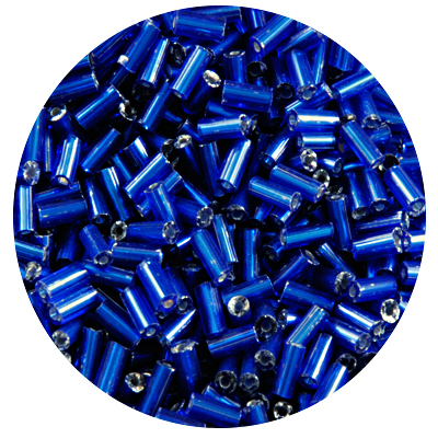 Бисер Астра стеклярус (уп. 20 г) №0028С синий в интернет-магазине Швейпрофи.рф