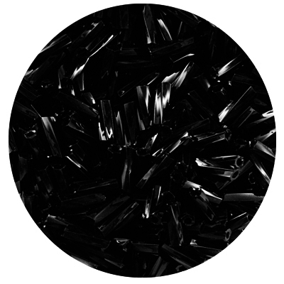 Астра стеклярус (уп. 20 г) М0049Т черный кручен. в интернет-магазине Швейпрофи.рф