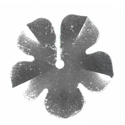 Пайетки «фигурки» Астра цветок 16 мм (уп. 10 г) 01 серебро в интернет-магазине Швейпрофи.рф