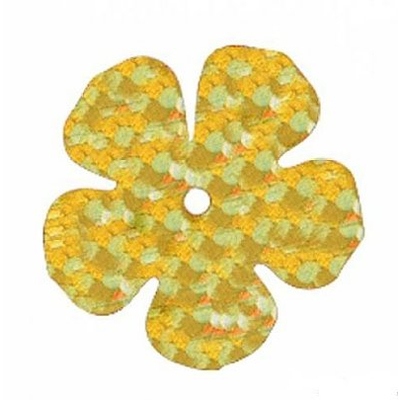 Пайетки «фигурки» Астра цветок 16 мм (уп. 10 г) А-20 золото в интернет-магазине Швейпрофи.рф