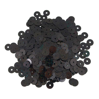 Пайетки Астра круглые 6 мм (уп. 10 г) плоские голограмма А-50 черный в интернет-магазине Швейпрофи.рф
