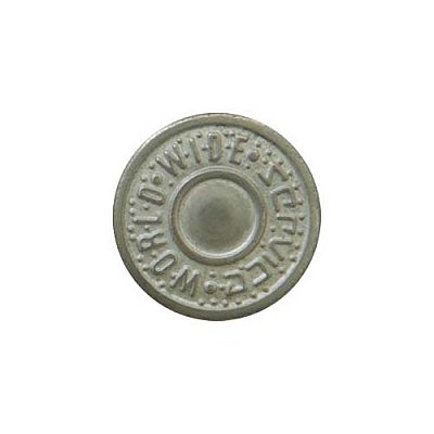 Пуговицы джинс. д.17 мм World серебро П 3104