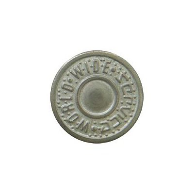 Пуговицы джинс. д.17 мм World серебро П 3104 в интернет-магазине Швейпрофи.рф