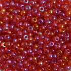 Бисер Preciosa Чехия (уп. 10 г) 91090 т.-красный прозрачный радужный
