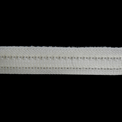 Регилин 12 мм с металлизированной нитью (гибкий)  белый уп. 60 м в интернет-магазине Швейпрофи.рф