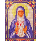 Ткань для вышивания бисером А5 иконы БИС МК-086 «Св. Елизавета» 12*16 см