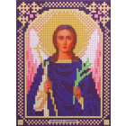 Ткань для вышивания бисером А5 иконы БИС МК-136 «Архангел Гавриил» 12*16 см