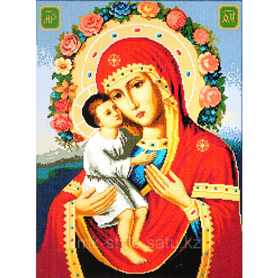 Рисунок на канве Гелиос И-011 «Владмирская Богородица с младенцем» 41*57 см в интернет-магазине Швейпрофи.рф
