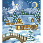 Рисунок на канве Гелиос П-009 «Ночь перед рождеством» 30*32 см