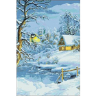 Рисунок на канве Гелиос П-017 «Зима» 43,5*59 см