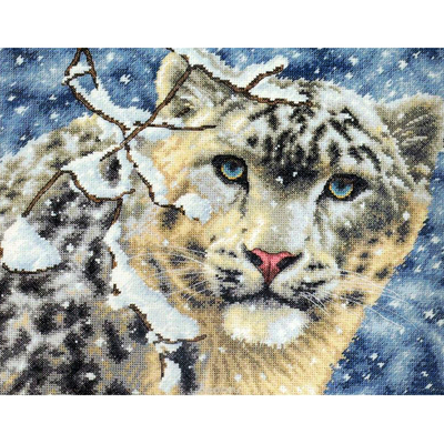 Рисунок на канве Гелиос Ф-041 «Снежный барс» 44*35 см в интернет-магазине Швейпрофи.рф