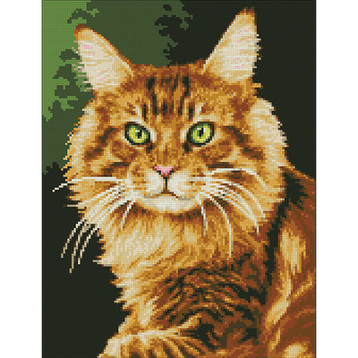 Рисунок на канве Гелиос Ф-053 «Рыжий кот» 41,5*57 см в интернет-магазине Швейпрофи.рф