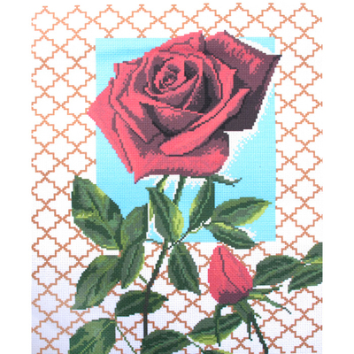 Рисунок на канве Гелиос Ц-018 «Роза» 35*41 см в интернет-магазине Швейпрофи.рф