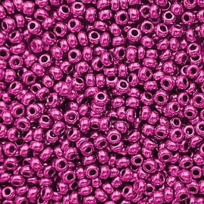 Бисер Preciosa Чехия (уп. 5 г) 18525 розовый металлик в интернет-магазине Швейпрофи.рф