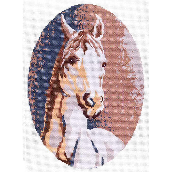 Рисунок на канве МП (24*35 см) 0254 «Лошадь» (снят)