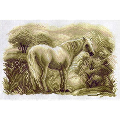 Рисунок на канве МП (28*37 см) 1541 «Лошадь» (снят) в интернет-магазине Швейпрофи.рф