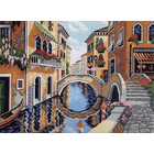 Рисунок на канве МП (37*49 см) 0527 «На улицах Венеции»
