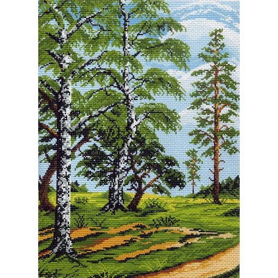 Рисунок на канве МП (37*49 см) 0590 «На лесной опушке» в интернет-магазине Швейпрофи.рф
