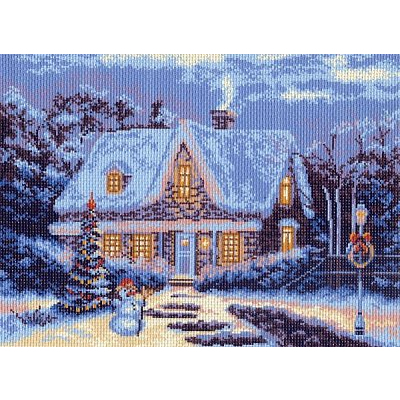 Рисунок на канве МП (37*49 см) 0652 «Рождество» в интернет-магазине Швейпрофи.рф