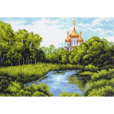 Рисунок на канве МП (37*49 см) 1354 «Тихая заводь» в интернет-магазине Швейпрофи.рф