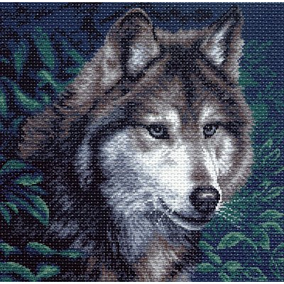 Рисунок на канве МП (41*41 см) 0970 «Волк» в интернет-магазине Швейпрофи.рф