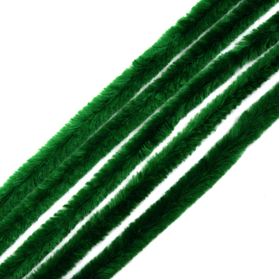 Синель-проволока 30 см * 12 мм (уп. 15 шт.) А-036 зеленый в интернет-магазине Швейпрофи.рф