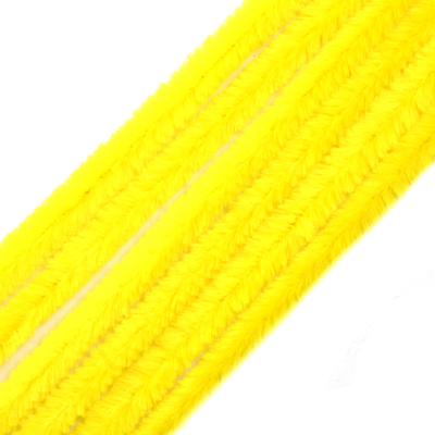 Синель-проволока 30 см * 12 мм (уп. 15 шт.) А-038 желтый в интернет-магазине Швейпрофи.рф