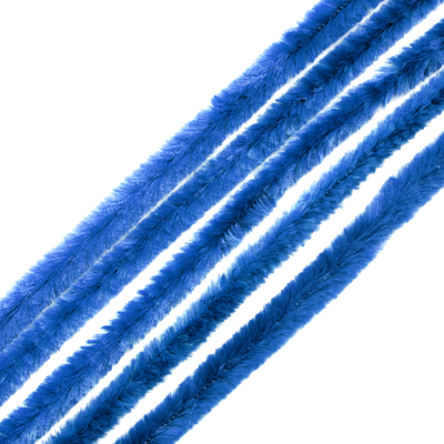 Синель-проволока 30 см * 12 мм (уп. 15 шт.) А-043 синий в интернет-магазине Швейпрофи.рф