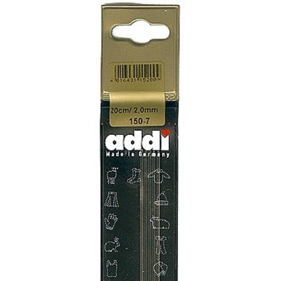 Спицы носочные Addi 2,0 мм 20 см в интернет-магазине Швейпрофи.рф