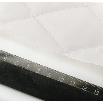 Стеганая подкладочная ткань термостежка 170Т бол. ромб №5 белый в интернет-магазине Швейпрофи.рф