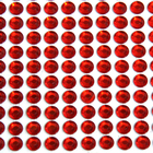 Стразы клеевые на листе 6 мм (уп. 504 шт.) красный