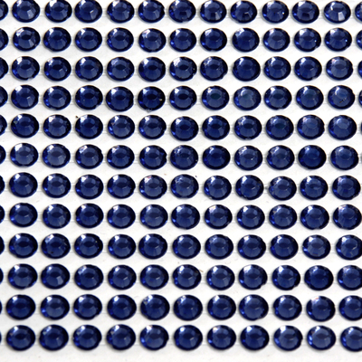 Стразы клеевые на листе 6 мм (уп. 504 шт.) т.синий в интернет-магазине Швейпрофи.рф