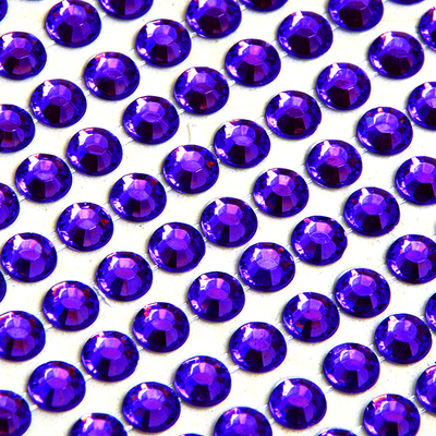 Стразы клеевые на листе 6 мм (уп. 504 шт.) фиолетовый в интернет-магазине Швейпрофи.рф