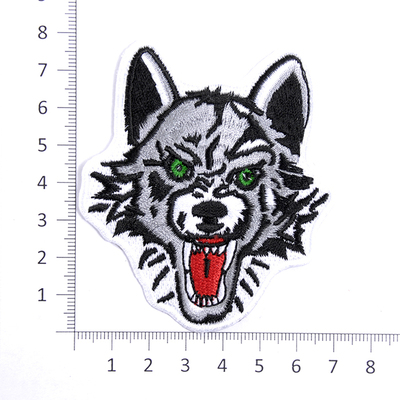 Термоаппликация AD1286 «Волк» 7*8 см в интернет-магазине Швейпрофи.рф