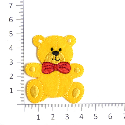 Термоаппликация №1634 «Медвежонок»  5*4,5 см в интернет-магазине Швейпрофи.рф