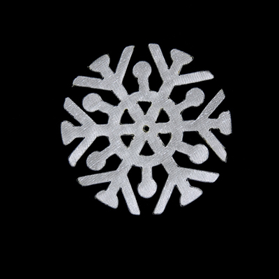 Термоаппликация №4-21 «Снежинка» 6*6 см белый(1) в интернет-магазине Швейпрофи.рф