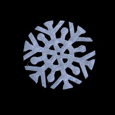 Термоаппликация №4-21 «Снежинка» 6*6 см голубой(1) в интернет-магазине Швейпрофи.рф