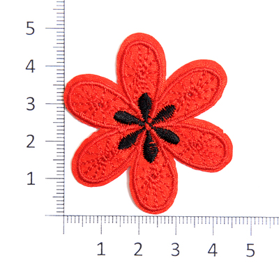 Термоаппликация №72 «Цветок» (5А) 4,5*4,5 см в интернет-магазине Швейпрофи.рф