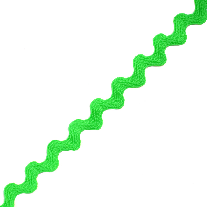 Тесьма вьюнчик 5 мм (рул. 20 м)  9333 зелёный
