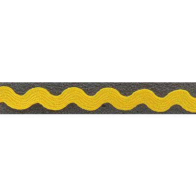 Тесьма вьюнчик 5 мм (рул. 25 м) жёлтый в интернет-магазине Швейпрофи.рф