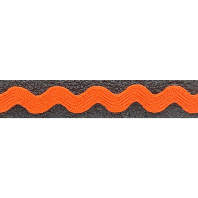 Тесьма вьюнчик 5 мм (рул. 25 м) оранжевый в интернет-магазине Швейпрофи.рф