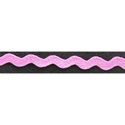 Тесьма вьюнчик 5 мм (рул. 25 м) розовый в интернет-магазине Швейпрофи.рф