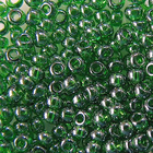 Бисер Preciosa Чехия (уп. 50 г) 56120 зеленый прозрачный перламутровый