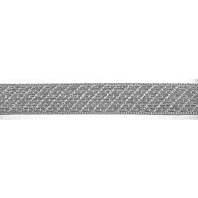 Тесьма металл. 15 мм MJR-15 (уп. 33 м) серебро в интернет-магазине Швейпрофи.рф